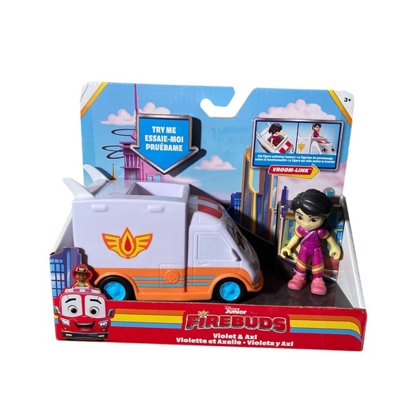 Disney Junior FireBuds Violet And Axi Ambulance - Picture 4 of 7